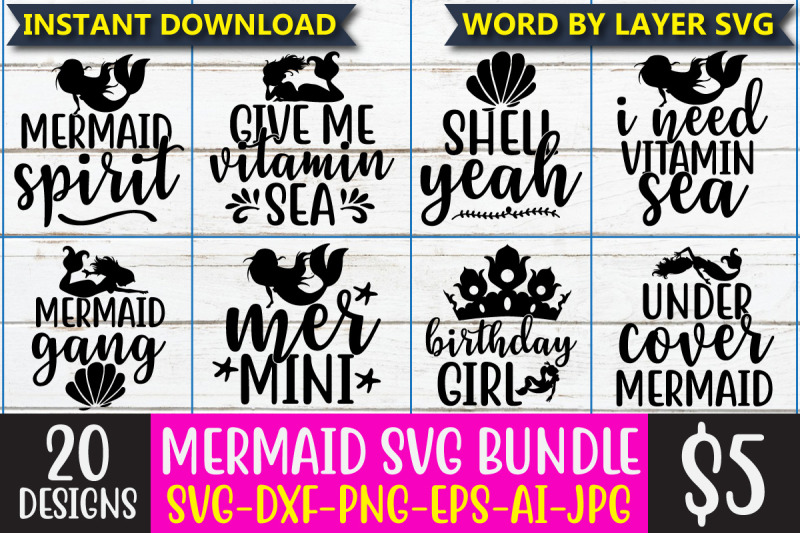 mermaid-svg-bundle