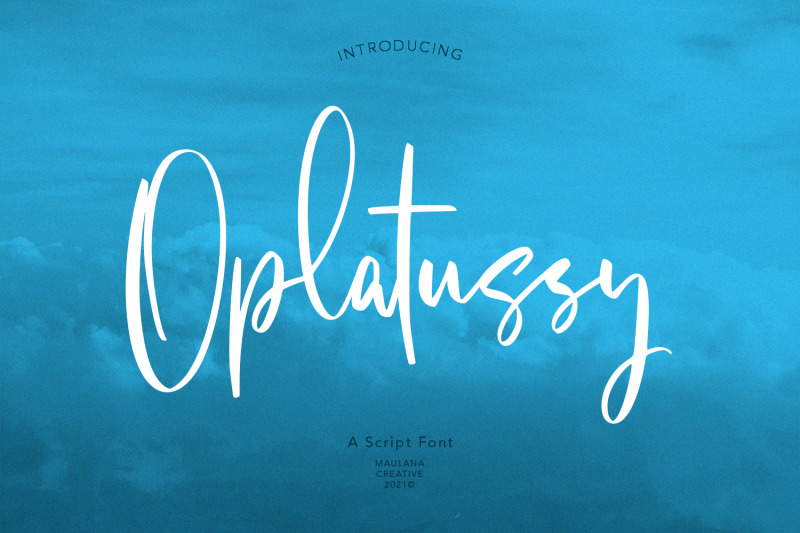 oplatussy-script-font