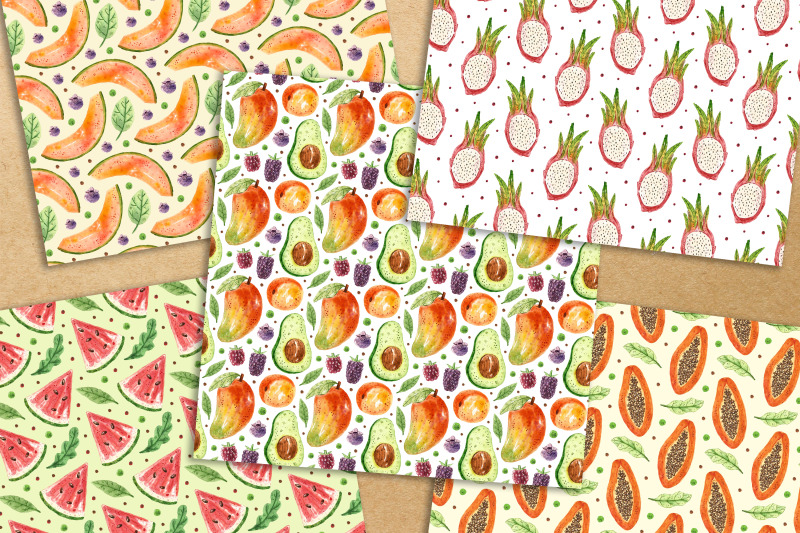 fruits-digital-paper-seamless-pattern-packaging-design