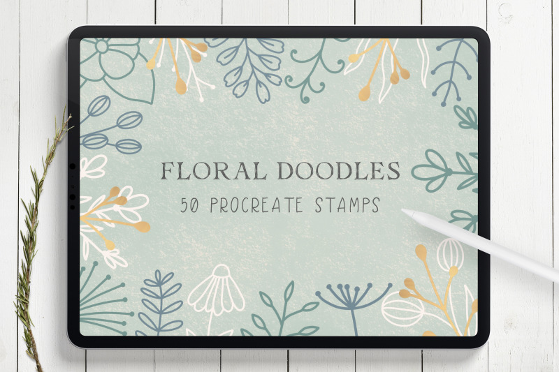 floral-doodles-procreate-stamp-brushes