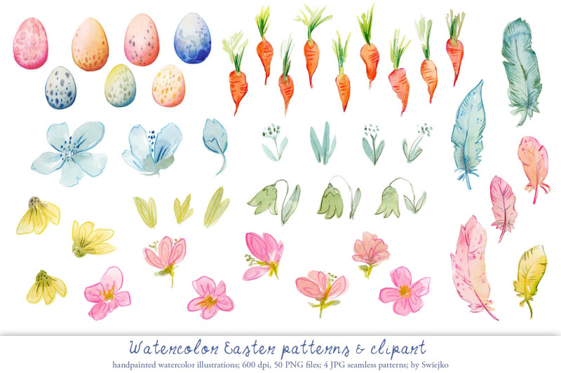 watercolor-easter-illustration-carrot-eggs-seamless-pattern