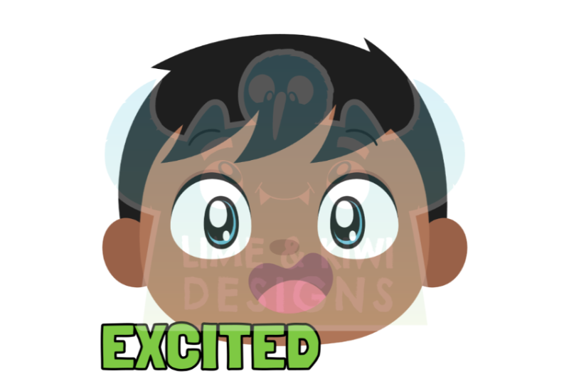 african-american-kids-emotions-faces-option-2-clipart
