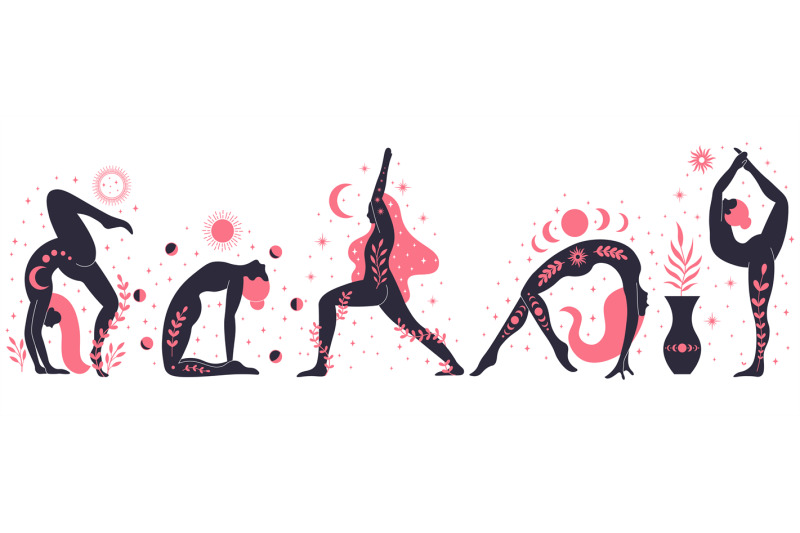 women-doing-yoga-contemporary-floral-yoga-concept-illustration