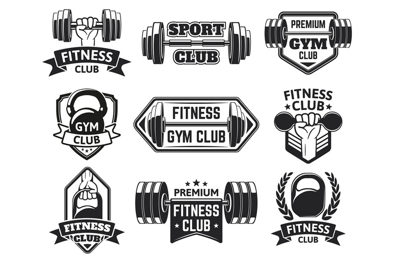 gym-labels-sport-bodybuilding-fitness-equipment-symbols-vintage-fi