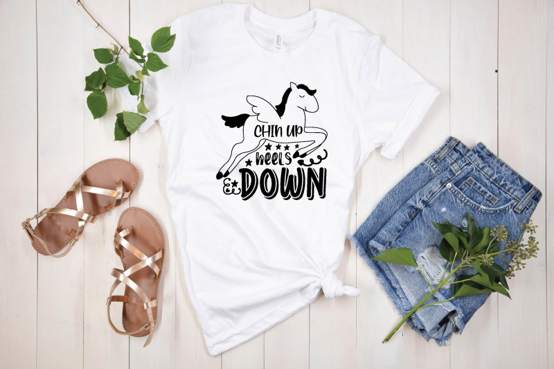 chin-up-heels-down-svg-design