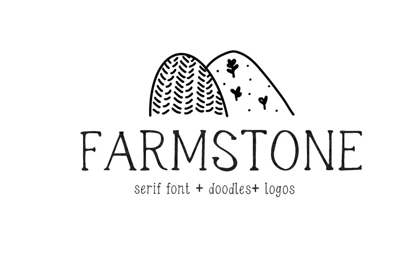 farmstone-rustic-serif-font-doodles-logos