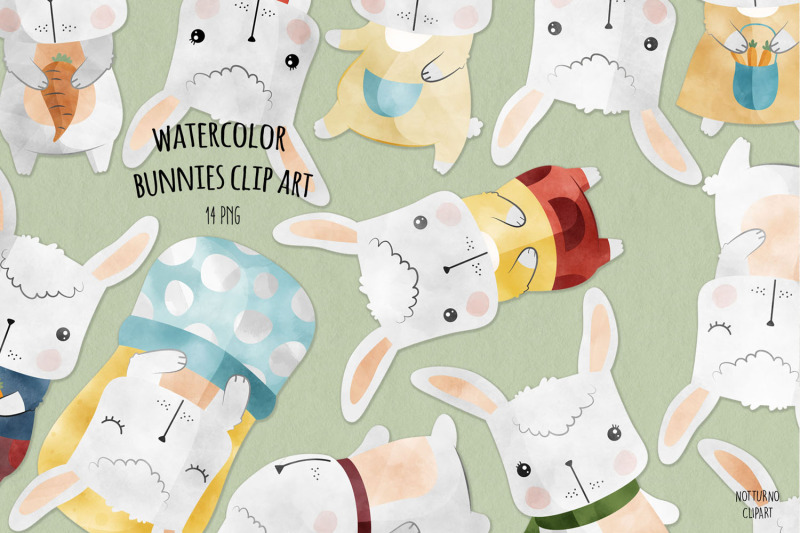 watercolor-bunny-clipart-set-of-14