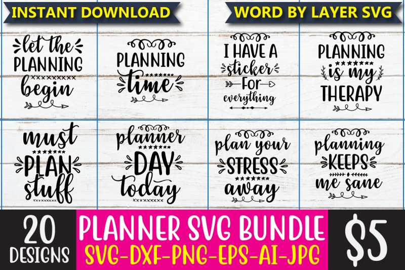 planner-svg-bundle