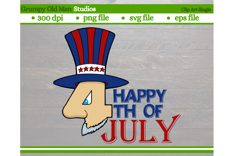 happy-4th-of-july-uncle-sam-in-shape-of-a-four