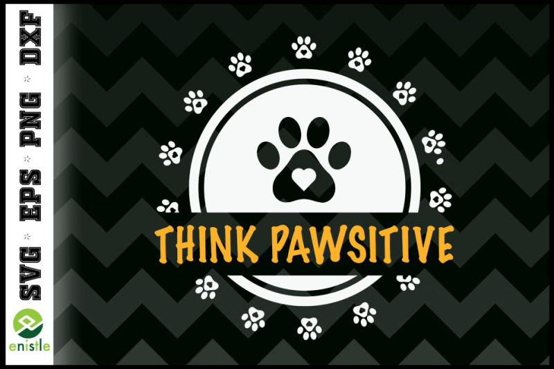 dog-paw-print-think-pawsitive-pet-lover