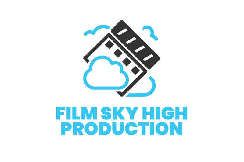 film-high-sky-production-logo-template