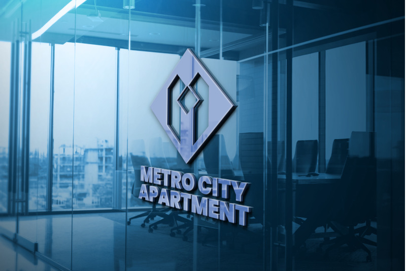 metro-city-apartment-logo-template