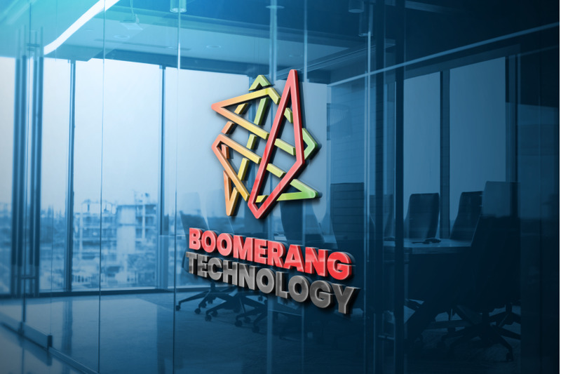 boomerang-technology-logo-template