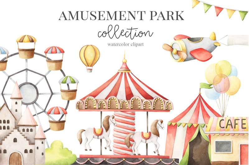 amusement-park-watercolor-set