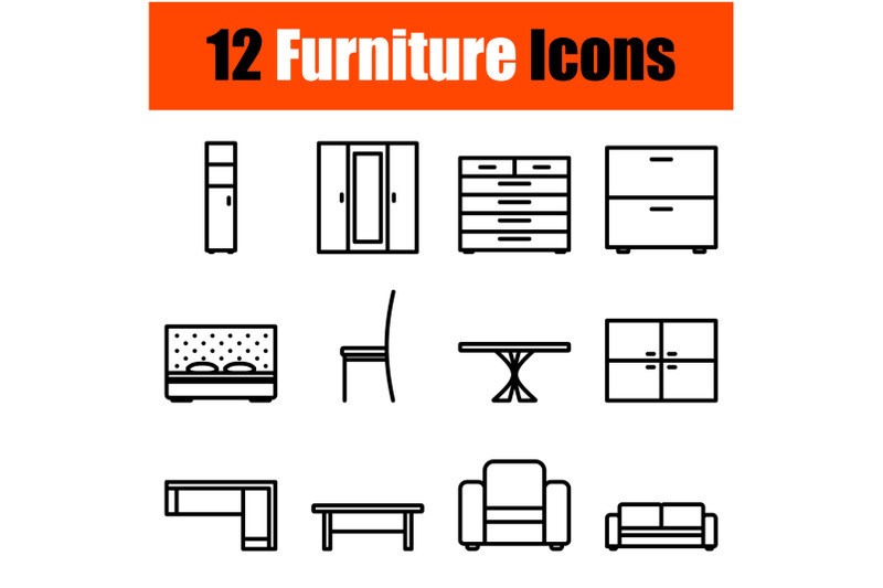 furniture-icon-set