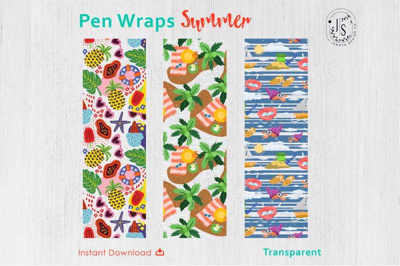 summer-beach-pen-wraps-png-file-set