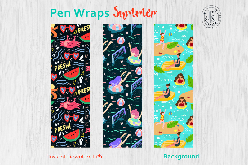 summer-beach-pen-wraps-png-file-set