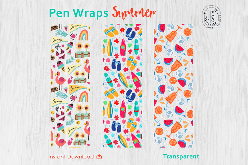 summer-beach-pen-wraps-png-file-set