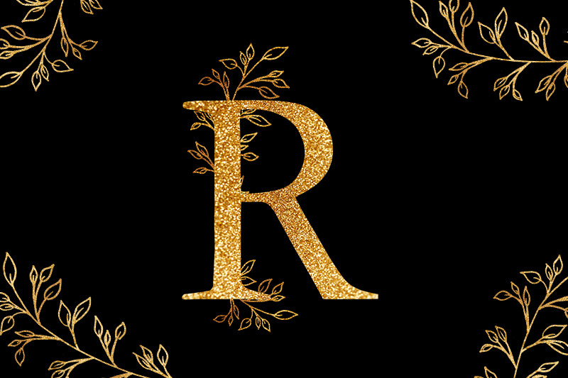 gold-alphabet-clipart-and-golden-twigs