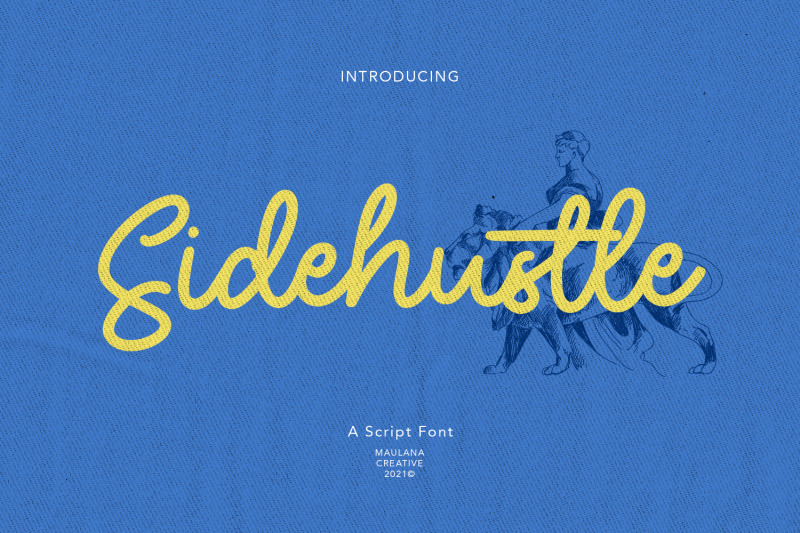 sidehustle-vintage-script-font