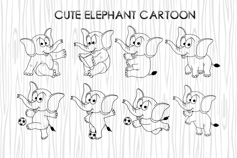 cute-elephant-cartoon-collection