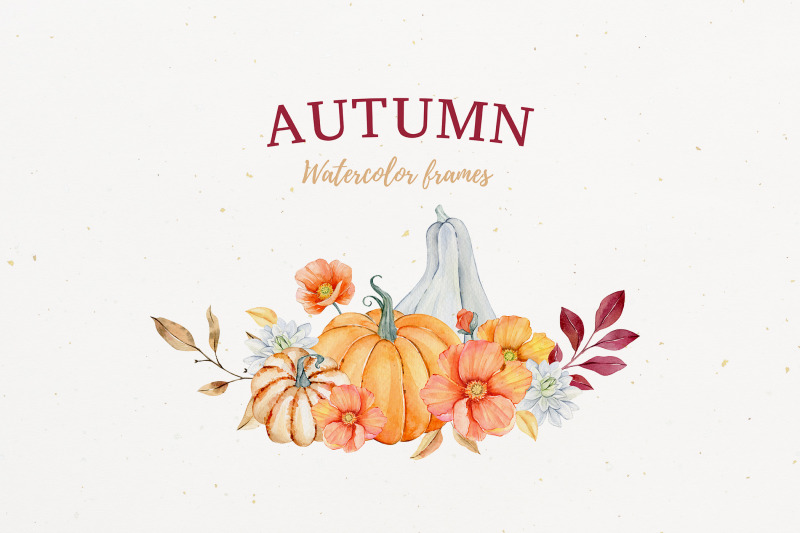 autumn-watercolor-clipart-frames-and-bouquets