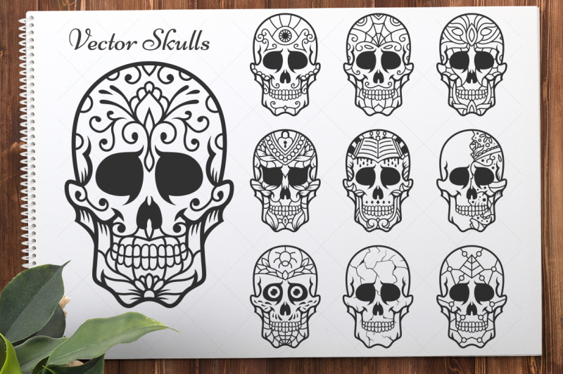 50-vector-sugar-skulls