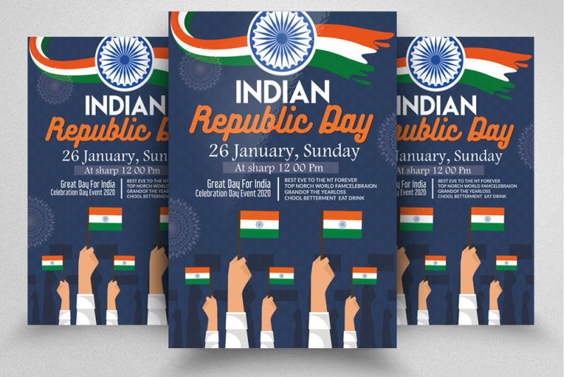 indian-republic-day-flyer-poster-template