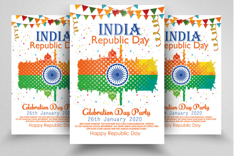 india-republic-day-flyer-poster