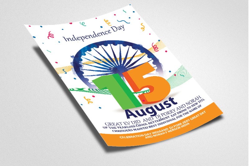 india-independence-day-flyer-template