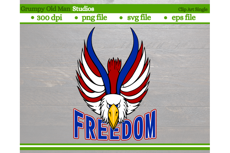 patriotic-bald-eagle-diving-for-freedom