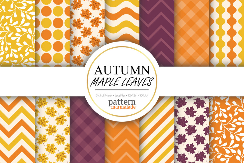 autumn-marple-leaves-digital-paper-s0806