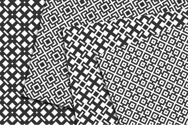 10-rhombuses-seamless-patterns