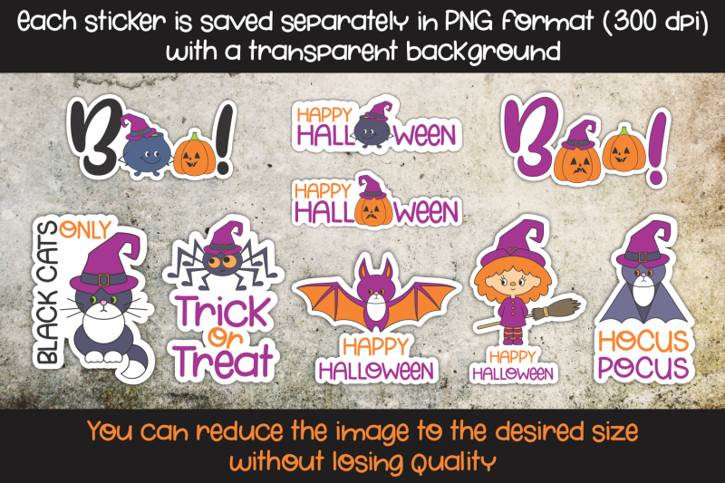 halloween-sticker-pack-png