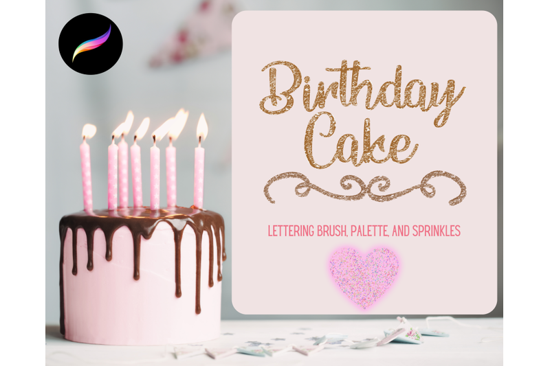 birthday-cake-lettering-brush-for-procreate-amp-palette