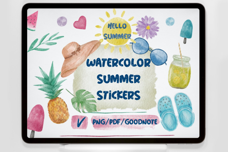 watercolor-summer-stickers-cliparts