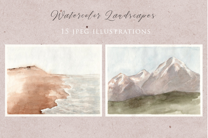 watercolor-landscapes-collection-illustrations