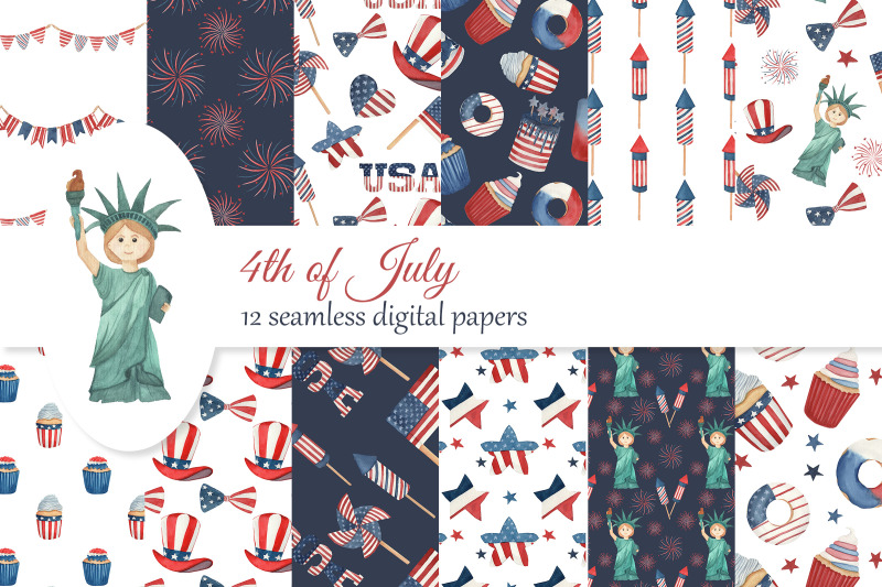 independence-day-digital-paper-4th-of-july-seamless-pattern-scrapboo
