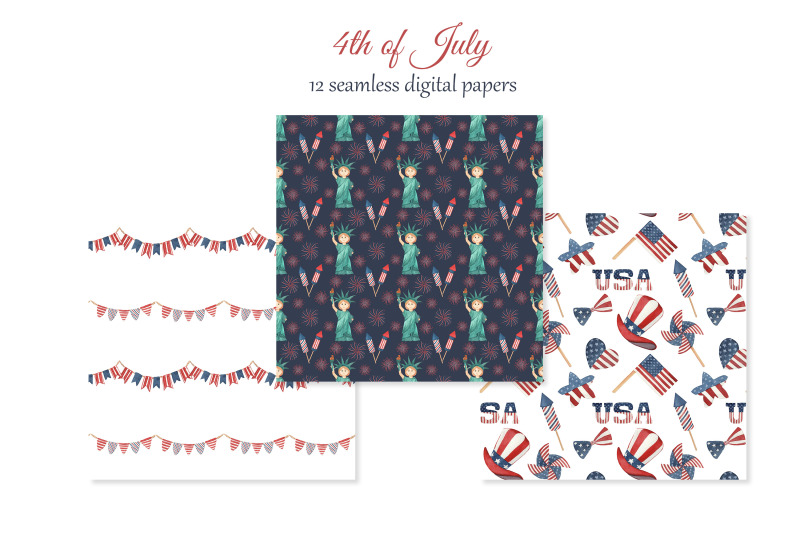 independence-day-digital-paper-4th-of-july-seamless-pattern-scrapboo