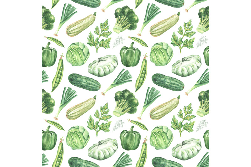 green-vegetables-watercolor-seamless-pattern-squash-peas-broccoli