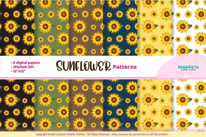 sunflower-digital-paper