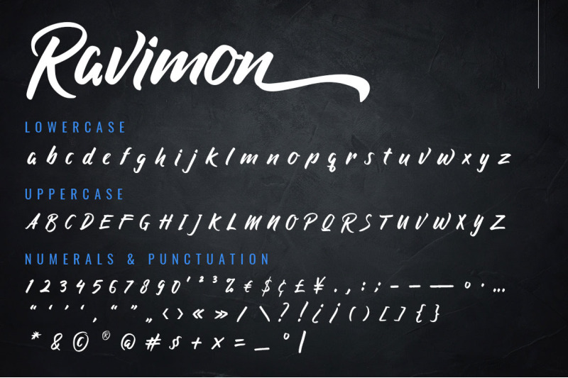 ravimon-bold-script-font