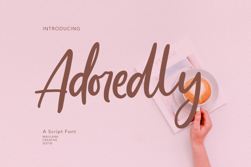 adoredly-script-brush-font