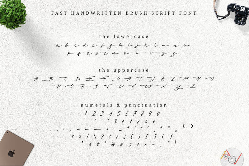 fast-brush-stroke-font