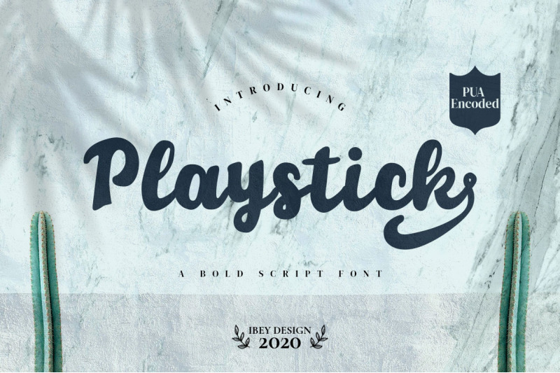 playstick-bold-script-font