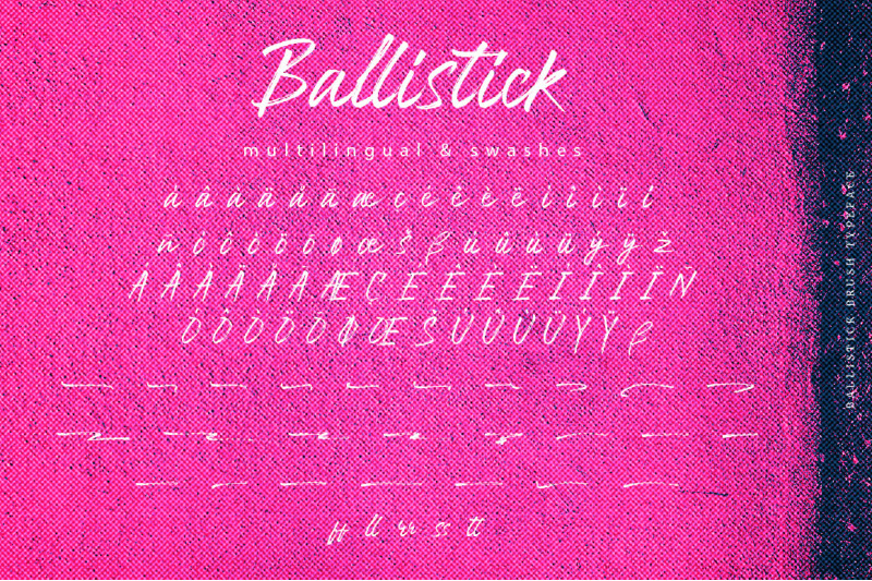 ballistick-brush-stroke-font