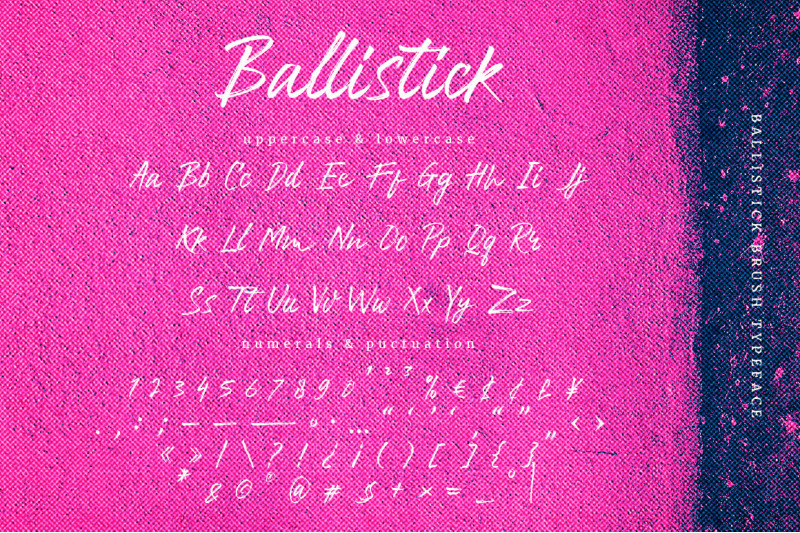 ballistick-brush-stroke-font