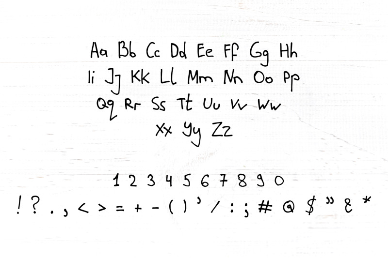 first-school-handwritten-monoline-font