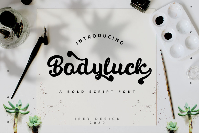 bodyluck-bold-script-font