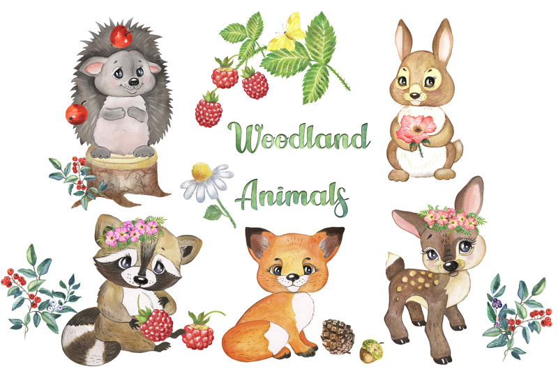woodland-animals-clipart-forest-animal-clip-art-woodland-creatures